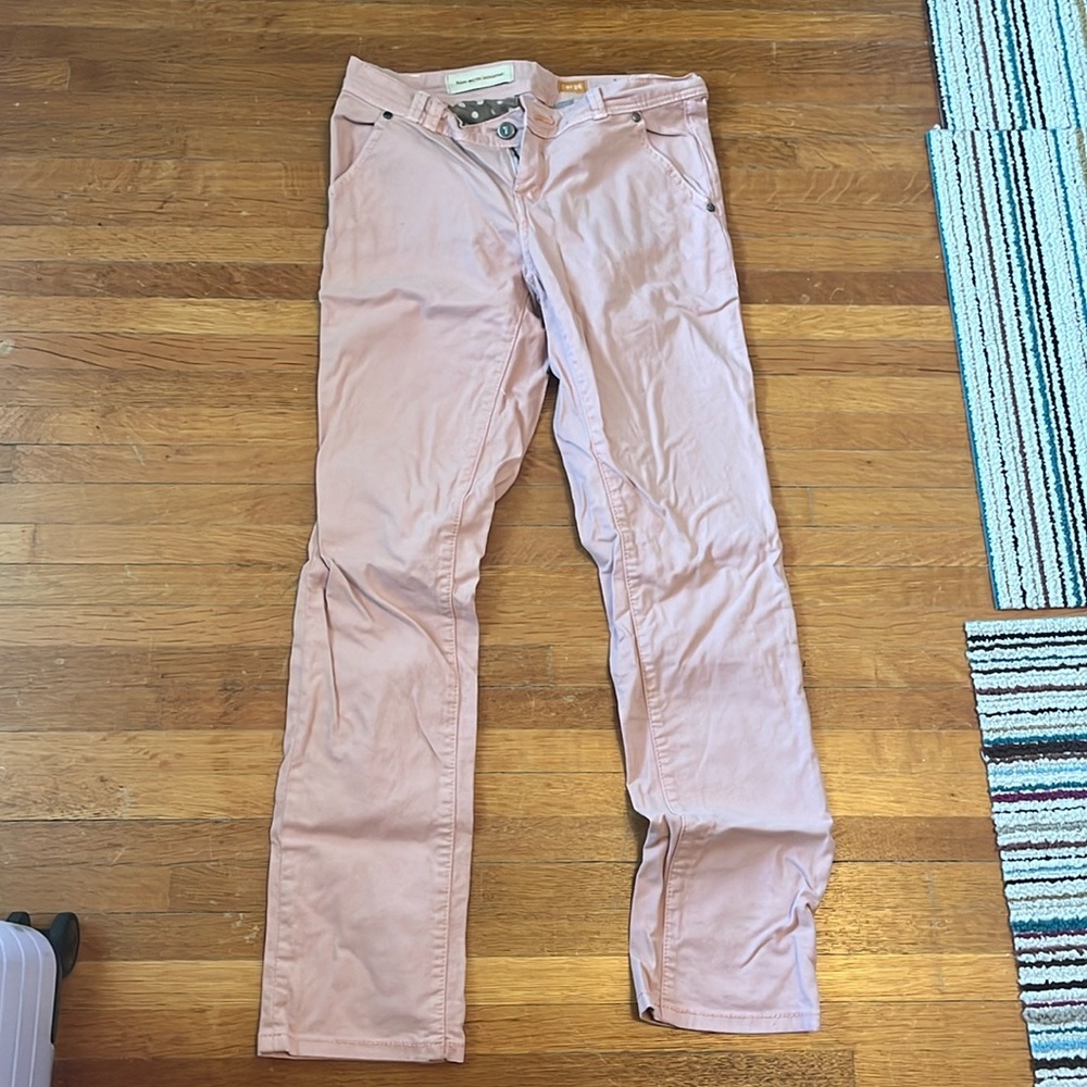 Blush pink chinos from Anthropologie, size 26